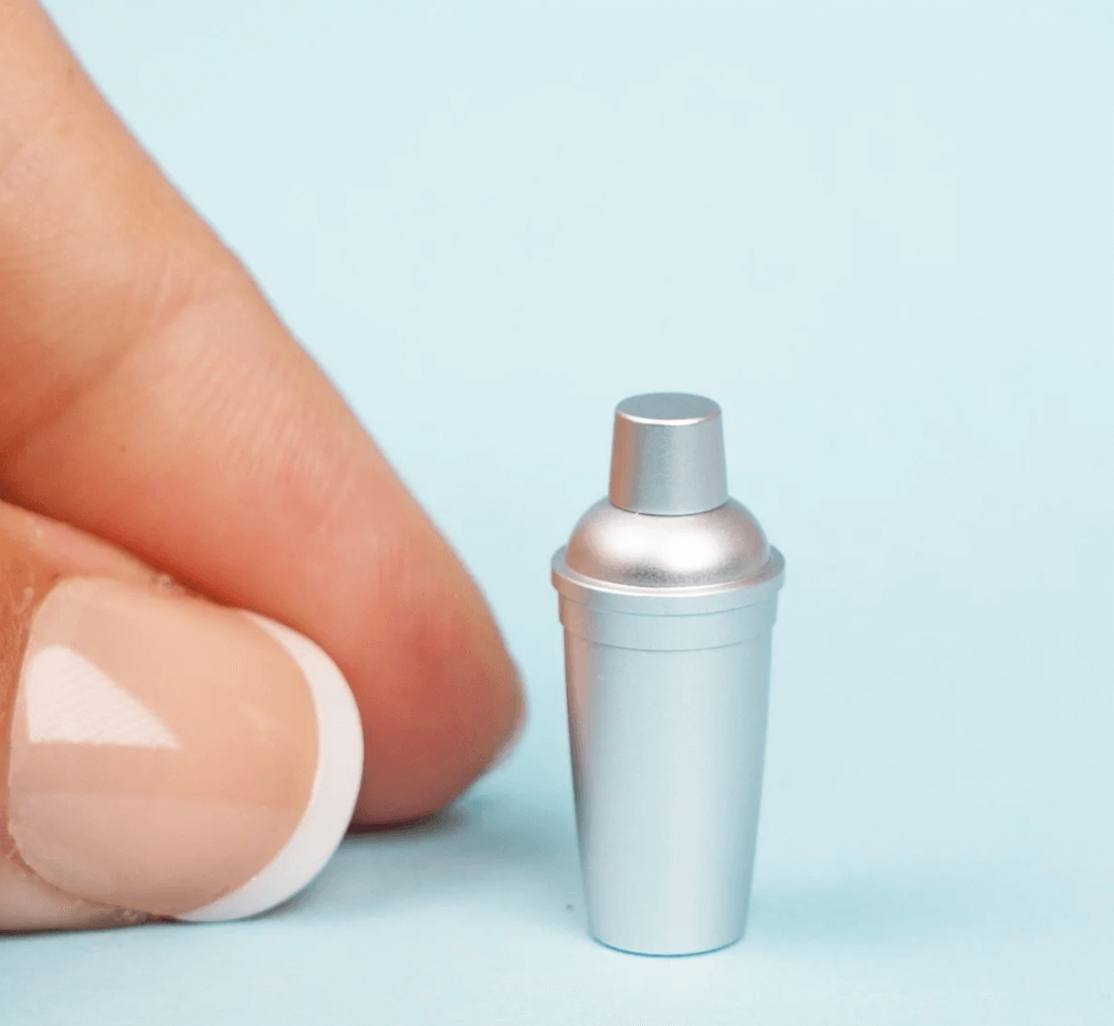 Miniature Aluminum Cocktail Shaker