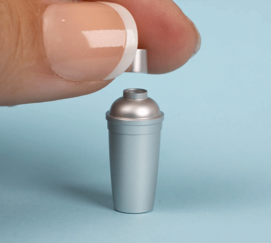 Miniature Aluminum Cocktail Shaker