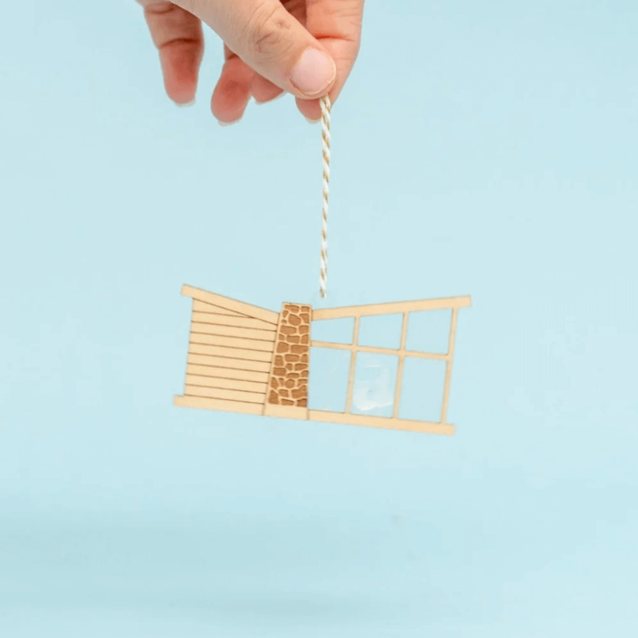 Mid Century Butterfly House Ornament