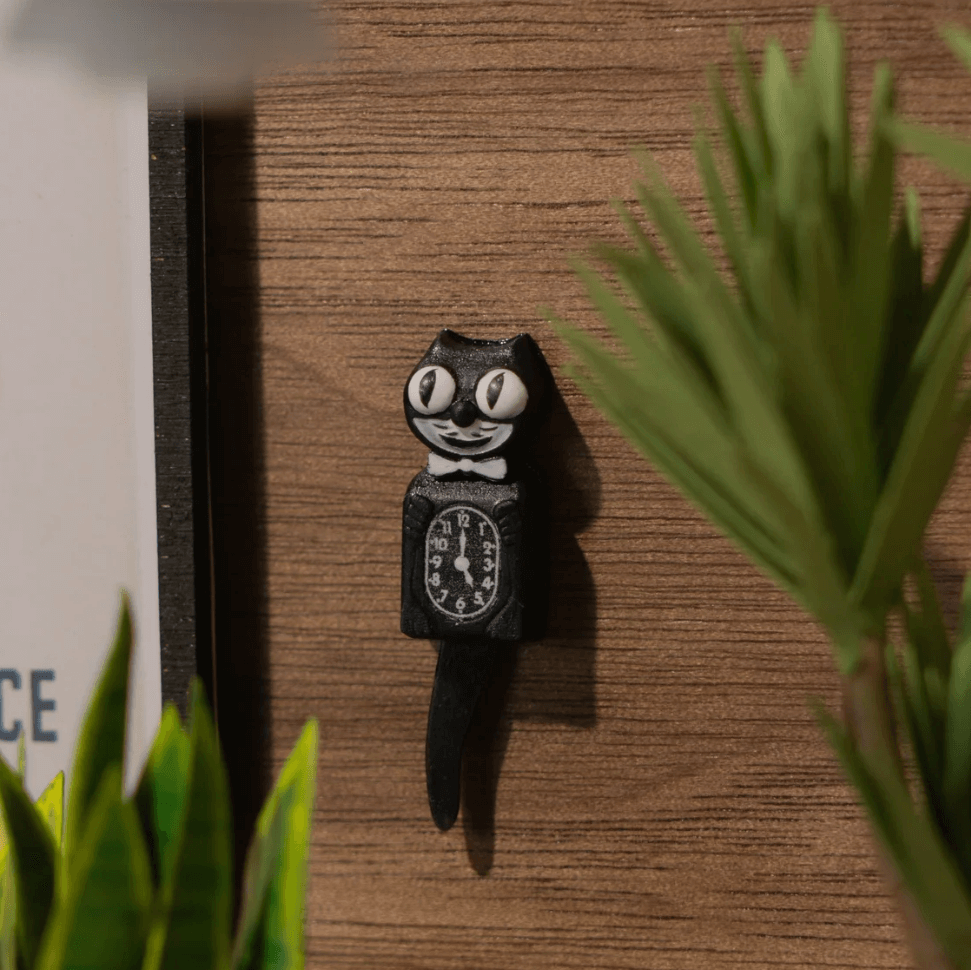 Miniature Kitty Cat Clock
