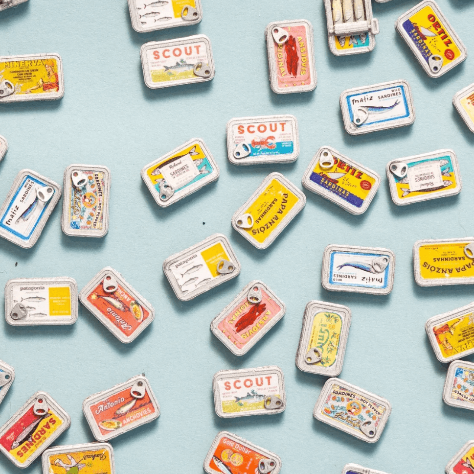 Miniature Tin Fish
