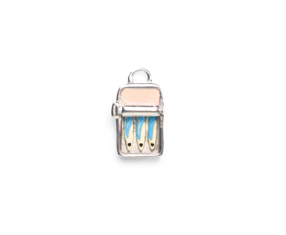 Tin Fish Earrings in Stainless Steel