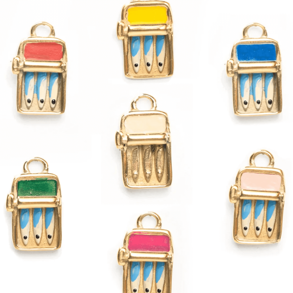 Tin Fish Charm