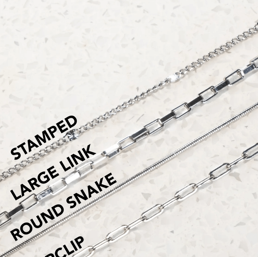 Tin Fish Necklace in Stainless Steel