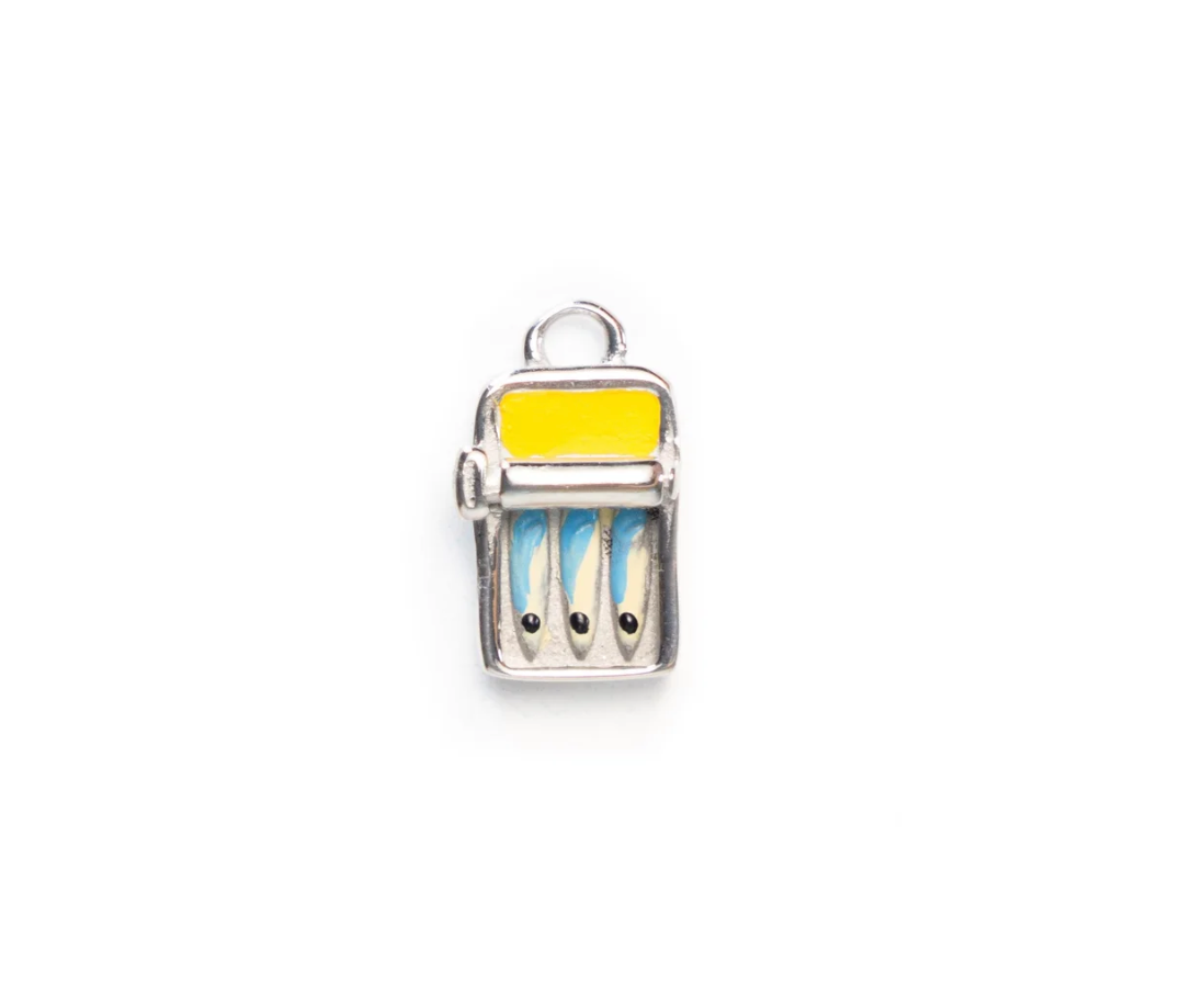 Tin Fish Earrings in Stainless Steel