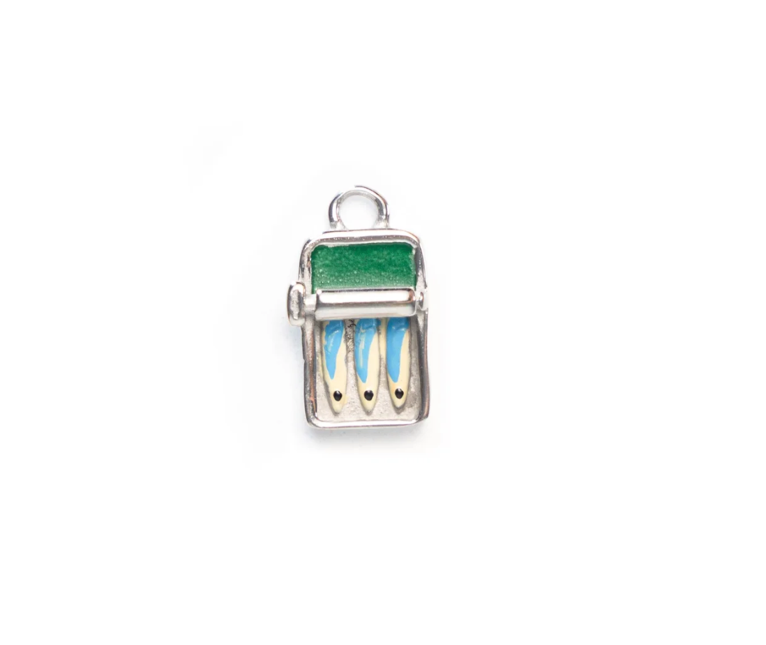 Tin Fish Charm